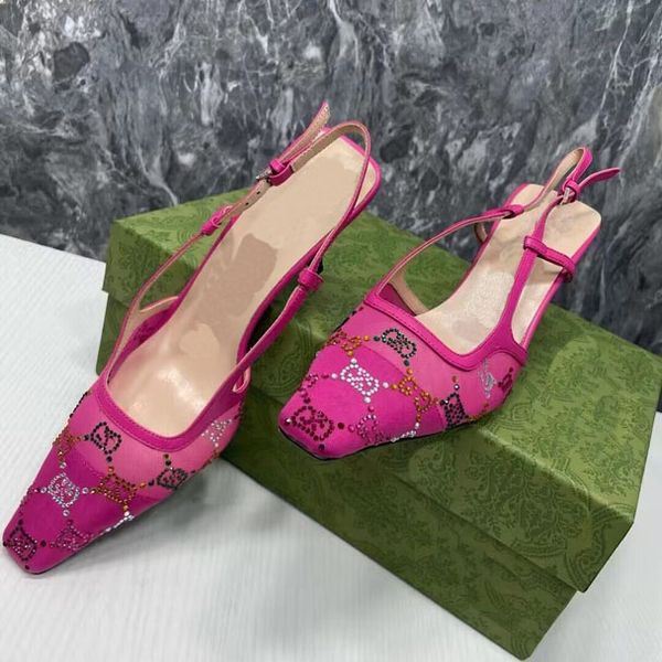 Sapatos de salto alto, vestidos, sandálias, tiras de couro sexy e versátil, sandálias de salto de 7,5 cm de altura, 35-42 saltos de gatos elegantes com caixa