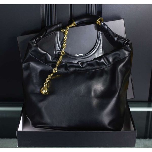 marca de designer squeeze saco de ombro mulheres corrente e bolsa macia bolsa de corrente ajustável com caixa 30*35cm