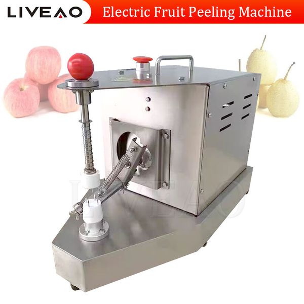 Elektrische einstellbare kleine Fruchtschälingmaschine Apfel Orange Kiwi Birnen Zitronenschäler Automatische Früchte Hautentfernungsmaschine