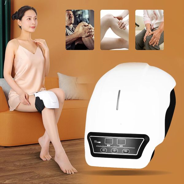 Vibrations-Physiotherapie-Instrument, 3 Gänge, elektronisches Kniemassagegerät, LED-Bildschirm, tragbar für Ellenbogen-Schulter-Massage 231220
