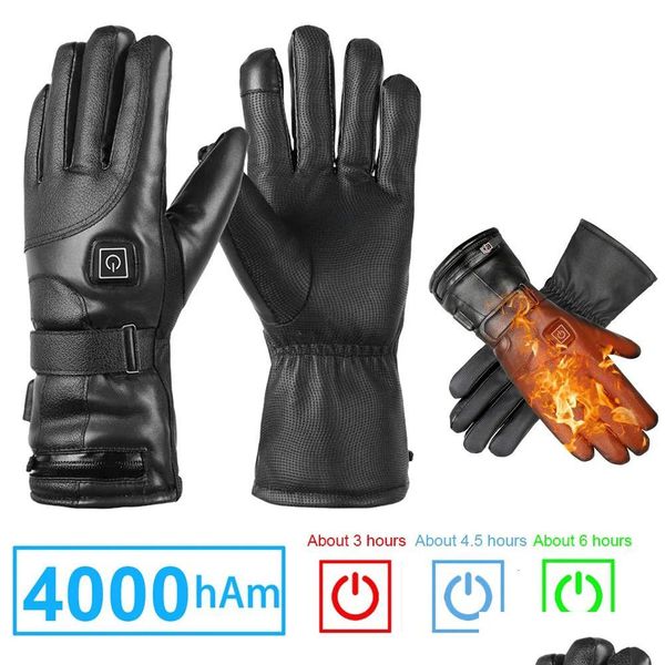 Outros produtos esportivos luvas elétricas aquecidas calor esporte esportivo USB Bateria recarregável alimentada para homens esqui a motocicleta 231114 dhq6l