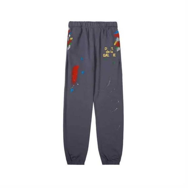 2023 Galerias de moda e conforto Calças Departamentos de Swomens Swearspantes Sweets Sparkled Print Mans Casal Longe Liew Straight Straight Casual Pant Td26