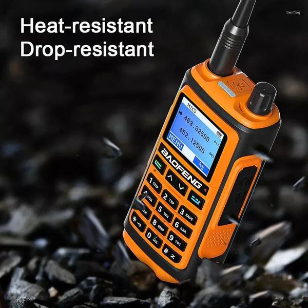 Talkie Walkie Talkie UV17 GPS 108130MHz Air Band VHF UHF 200260MHz 350355MHz FM Radio Sechs Bands Freq Copy Water of Water of 2023 2023
