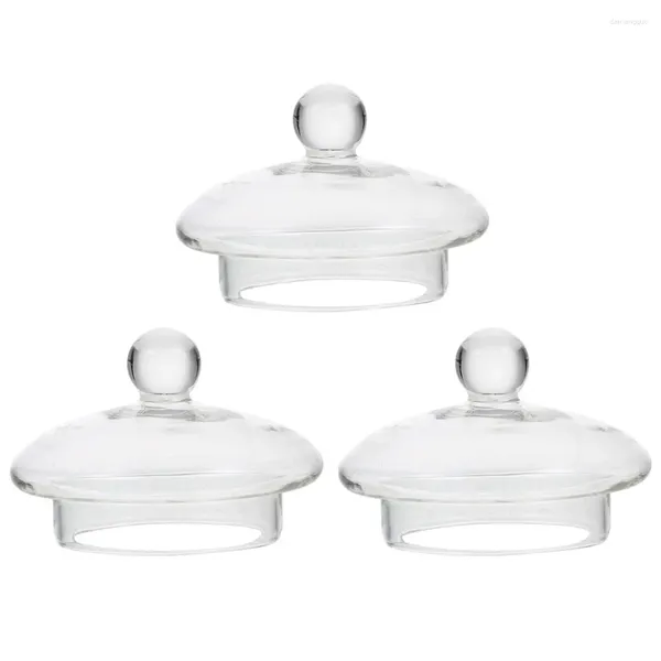 Наборы столовой посуды, 3 шт., стеклянный чайник, верхняя часть, прозрачная крышка, прозрачная крышка для чайной посуды, сменные принадлежности для чайника