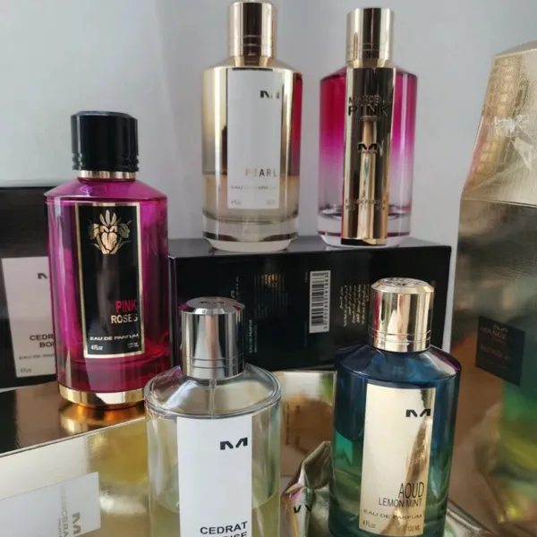 Profumo di marca di alta qualità 120 ml Cedro Boise Rose Velluto Vaniglia Fiore viola Perla Rosso Profumo di tabacco eau de toilette 4 once Odore duraturo EDP Colonia neutra