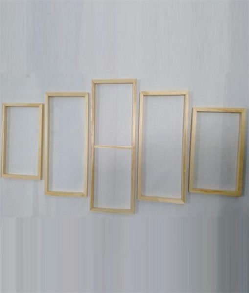 Frame di legno a 5 pannelli Set per strumento di dipinto ad olio di tela personalizzato fai -da -te in legno interno arte 21090869458541898831