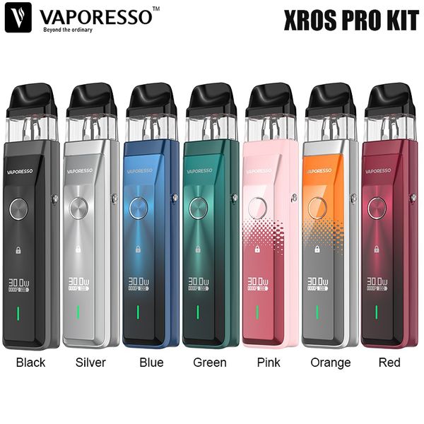 Система Vaporesso XROS Pro Pod со встроенным аккумулятором емкостью 1200 мАч и сетчатым картриджем Xros Mesh Pod емкостью 3 мл, испарителем 0,4 Ом, подлинная электронная сигарета
