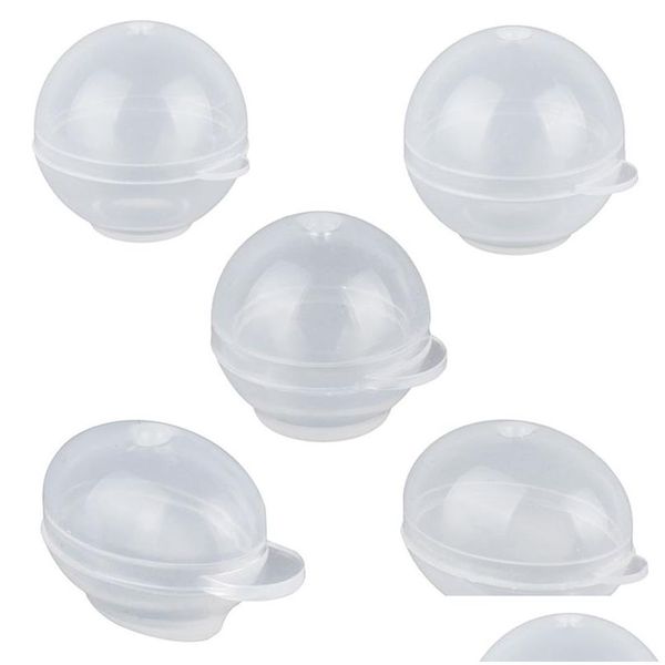 Moldes Moldes de sile translúcido para jóias DIY ovo codorna esfera forma mods resina uv epóxi pingente artesanato fazendo ferramenta gota deliv dhgarden dh3r7