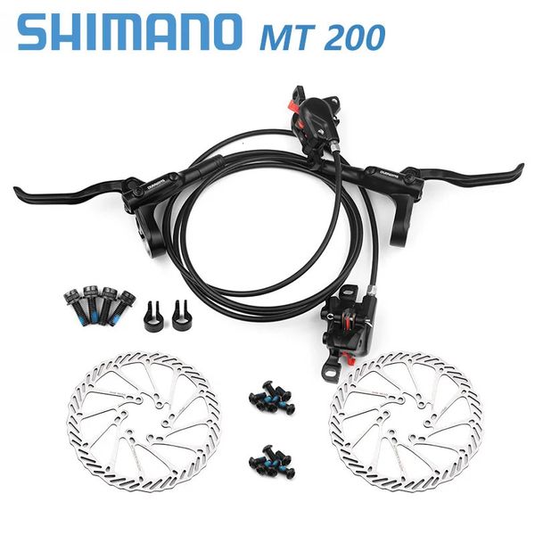 Shimano BR BL MT200 Bisiklet Hidrolik Fren 80013501450mm MTB Disk Dağ Bisikleti Yükseltme MT315 PARÇALAR 231221