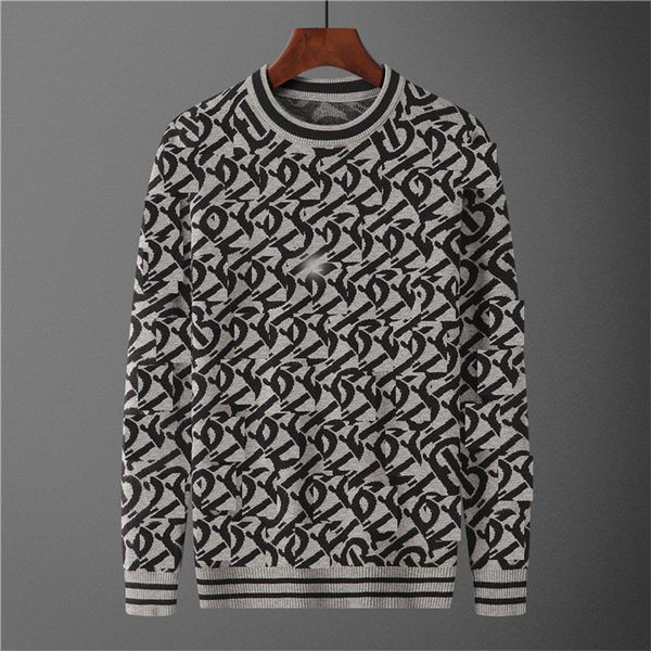 Designer Classic Mens Roupas Casta Chave Sweater Moda Animal Prind Casual Autumn Winter Pullover Men Mulher Crew Neck Sweaters GY#04