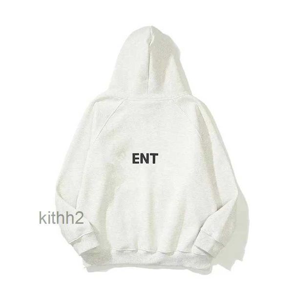 Tasarımcı Ess Hoodie Mens Hoodies Hoodys Kıyafetler Külot Uzun Kollu O yakalı Mektup Baskılı Gri Palto Sweatshirt Street Giyim Moda Siyah MAN XL OT05