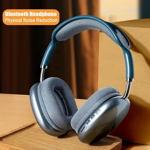 Ohrhörer Wireless Kopfhörer Bluetooth Physische Geräuschreduktion Headsets Stereo -Sound -Ohrhörer für Telefonpc -Spiele Ohrhörer auf Kopfgeschenk