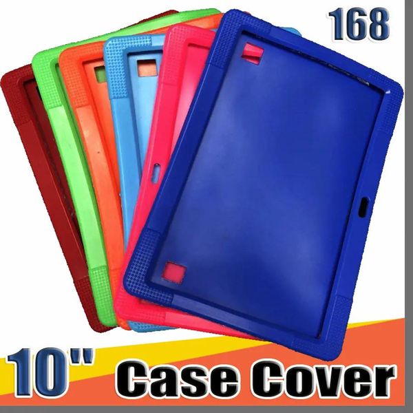 168 Più economico 50 pz Anti Polvere Bambini Bambino Morbida Gomma di Silicone Gel Case Cover Per 10 