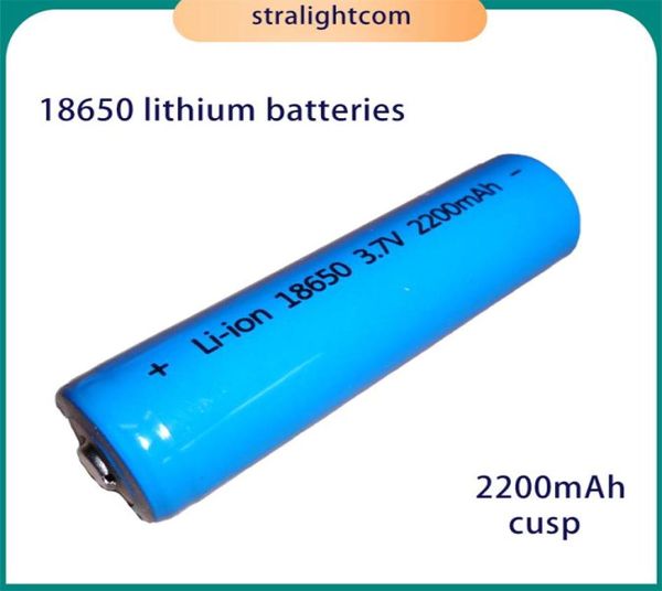 Hochwertige 18650-Lithiumbatterie, 2200 mAh, spitz, 37 V, starkes Licht, Taschenlampe, elektrische Zahnbürste, Handbatterie mit kleinem Lüfter, 421174898