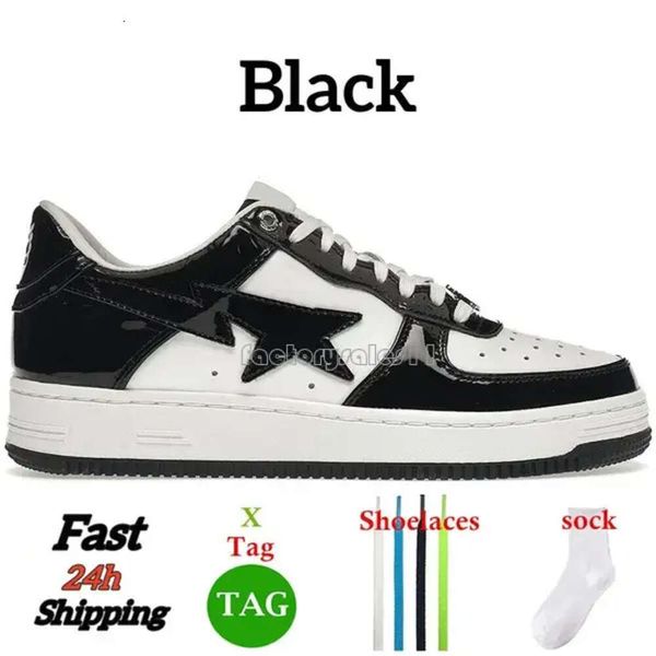 Bapestar Shoes Designer Women Women Sk8 Sta tubarão baixo Couro vermelho azul azul preto branco rosa camuflagem skatelanding jogging masculino esportes shoeedp6