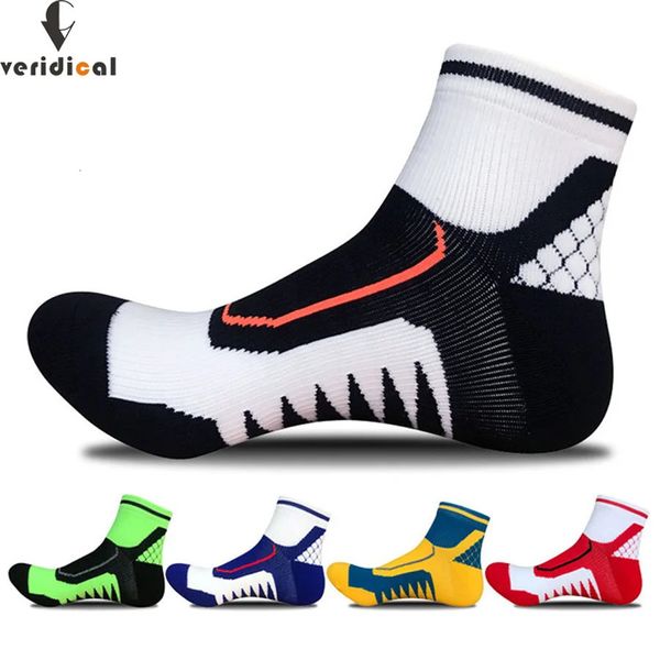 5 Paare Sport Terry Socken Kompression farbenfrohe Sweatabsorbing Fitness Badminton Tennisbike Running Football 4 Seasons 231221