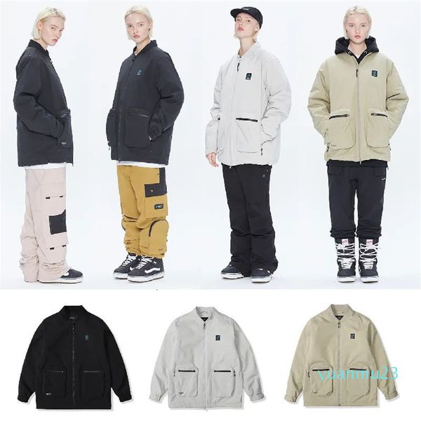 Set da sci Salopette da uomo Tute da donna Abbigliamento da snowboard Giacca da neve Marito Pantaloni invernali Donna Skims Snowboard Abbigliamento impermeabile