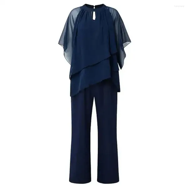 Pantaloni a due pezzi da donna Set Top Tuta sportiva per il tempo libero Estate Manica corta Allentata Versatile Tuta da ginnastica Camicette Abbigliamento Set da allenamento coreano