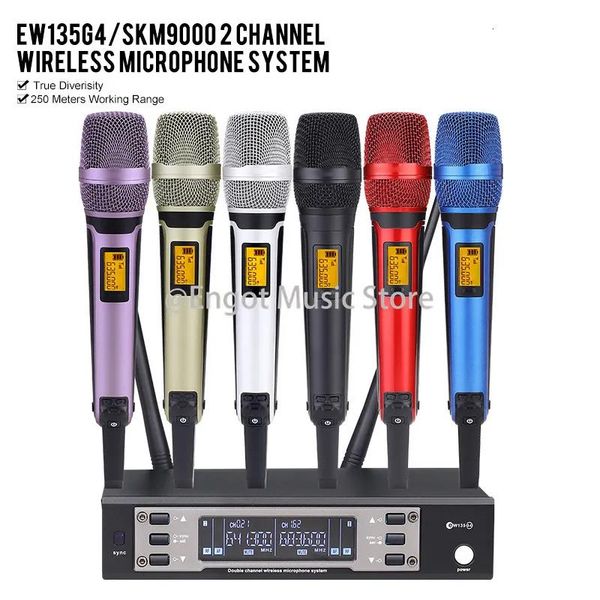 Микрофоны микрофоны Энгот EW135G4 EW100G4 EW 100 G4 Беспроводная микрофона с SKM9000 HaneHeld, подходящим для небольшого пакета EW135G4 23