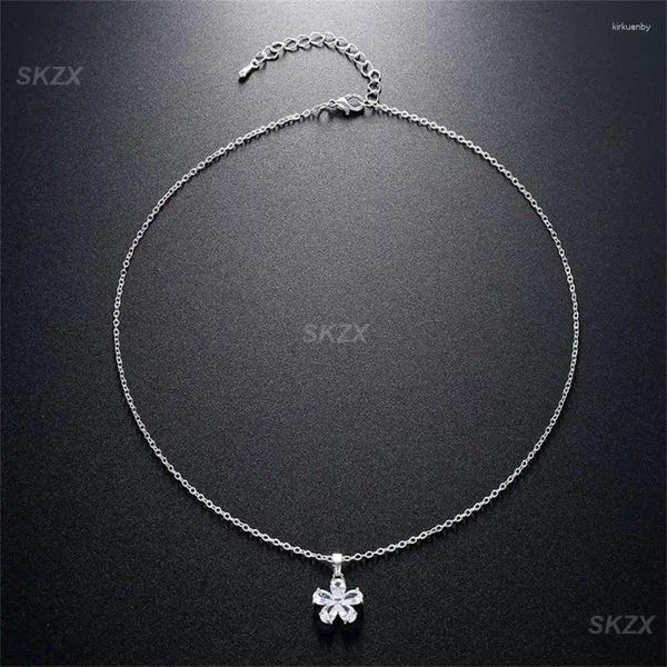 Colar de colar de pendente Não é fácil quebrar jóias e acessórios elegantes Luxo de luxo simples temperamento 8g Chain Clavicle