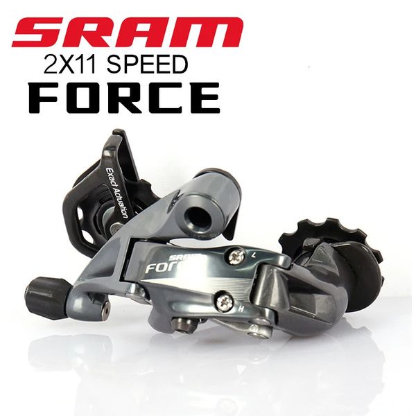 SRAM FIRCH 22 2x11 SPEED ROAD BICYCLE GROUPSET Задний переключатель средней средней клетки алюминиевый комплект серебряного велосипеда. Часть 231221