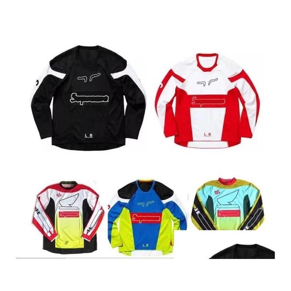 Abbigliamento motociclistico 2021 Velocità motociclistica Resa Nuova maglia da discesa di fuoristrada locomotiva con lo stesso stile di personalizzazione Deli Dhlc7