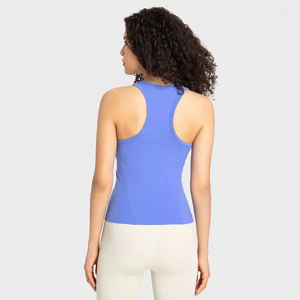 Camisas ativas femininas logotipo do tanque de fitness náilon fino sem mangas yoga respirável macio esportes camiseta ginásio colete feminino roupas de treino mais tamanho