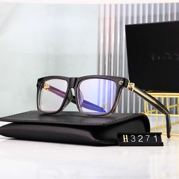 CH Cross Sunglasses Рамки дизайнер роскошные хромы женская черная ультра -световая анти -синяя каркавая экипировая очки для голубых очков 2024 Высококачественные 3GZT