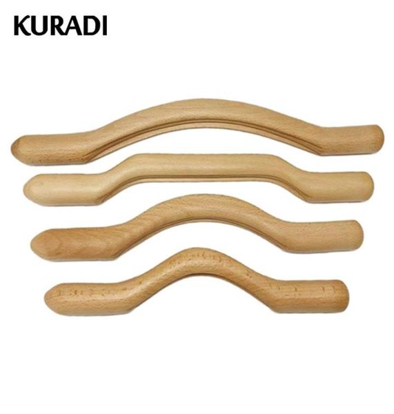 4-teiliges Set Holz-Kratzstab, Muskel-Entspannungs-Rückenmassage-Werkzeuge, Rückenmassagegerät, Holz-Werkzeuge, Körper, schnell, große Fläche, 100 natürlich, X04262681066395