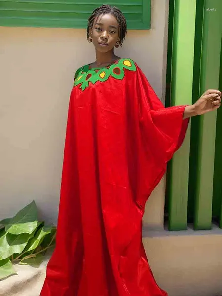 Roupas étnicas Vestidos Africanos para Mulheres Bazin Riche Robe Original Bacia Festa de Casamento Est Nigéria Tradição Vestido de Noiva