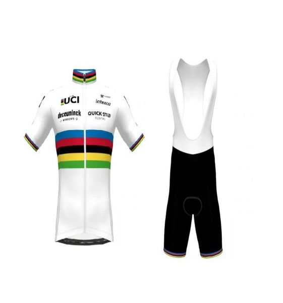 2021 Deceuninck QUICK STEP TEAM WORLD MANGA CURTA CICLISMO JERSEY VERÃO CICLISMO WEAR ROPA CICLISMO + BIB SHORTS 3D GEL PAD SET TAMANHO: XS-4XL9331824