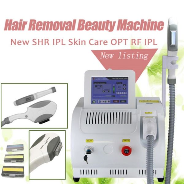 Máquina a laser Bons resultados de tecnologia pulsada ideal opt Remoção de cabelo Maquina RF Skin Care Equipamento de rejuvenescimento CE Aprovação