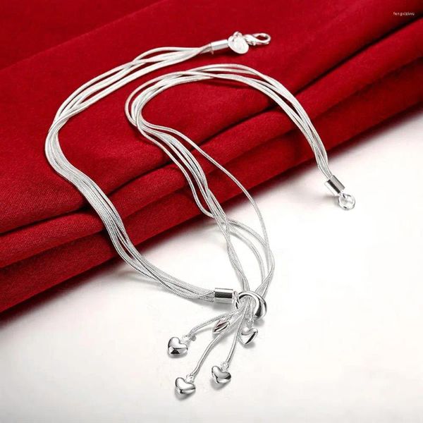 PENDANTS 925 Sterling Silver Wild Charm Cinque Collana per le donne Fashi