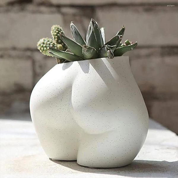 Vazolar ev dekoru için 2 benzersiz süs eşyaları Hafif ve dayanıklı dekorasyonlar flowerpots sanatsal