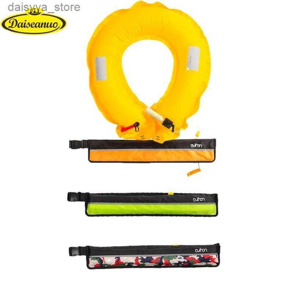 Vida Bóia Vida Inflável Pfd Belt Pack Manual do Auto Manual de Coloque Vida Vida Vida Vida Vida Adulto Round Bóias para Sup Paddleboard Kayak Canoe Boatingl231221