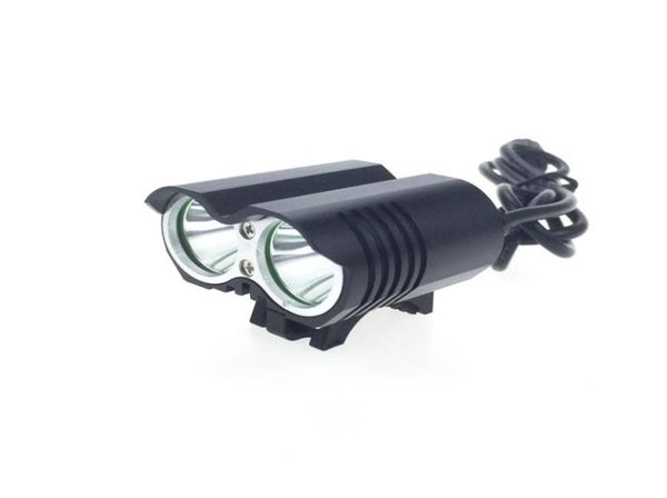 2 baterias incluídas Luz de bicicleta 5000 lm 2 CXML T6 LED LED LUQUEL LUPLET FRONTO FRONTO 84V 18650 Carregador de pacote de bateria7856504