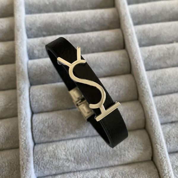 Bracciale di marca di lusso di alta qualità Real Letter Y Letter Coppia Braccialetti Gioielli di moda per donne