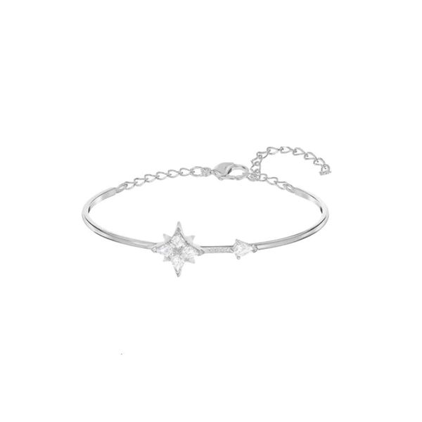 Bracciale Swarovskis Bracciale Donne Women Original Quality Braccialetti Bracciale ottagonale Trend versatile Bracciale femmina