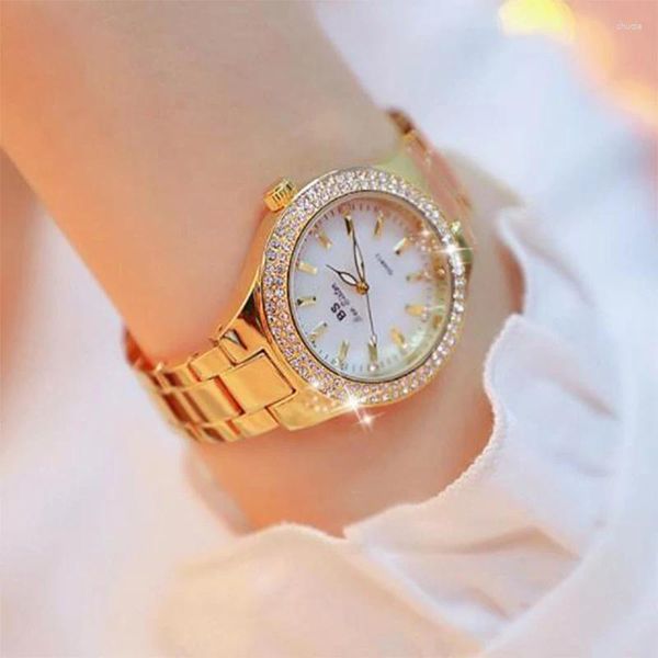 Orologi da polso da donna Luce Luxury Orologio di marca Quarzo impermeabile con diamanti squisiti piccoli quadranti alla moda ed elegante V67