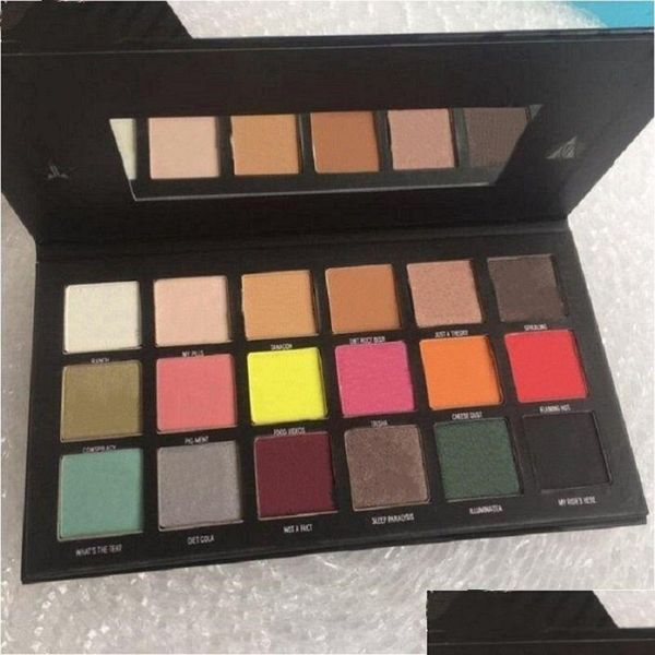 Lidschatten 2022 neueste JS -Cremation 12 Farben Lidschatten Palette grau braun matt gepresstes Pulver J Stern Schatten Drop -Lieferung Gesundheit sei dhzdh