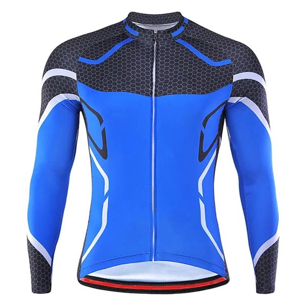 Camisa de ciclismo de montanha de sublimação personalizada 100% poliéster de secagem rápida masculina top de manga comprida design camisa de equitação de bicicleta 231220