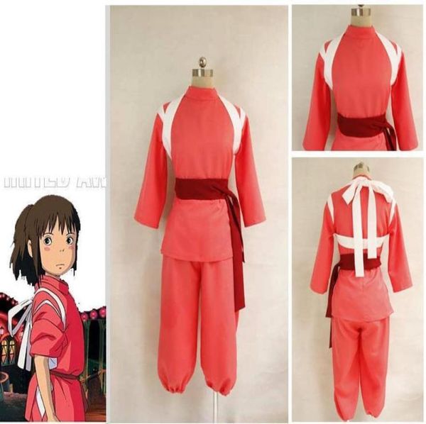 Miyazaki Hayao Spirited Away Away Chihiro Ogino Sen Cosplay Costume Özel Yapılan herhangi bir boyut 5478390