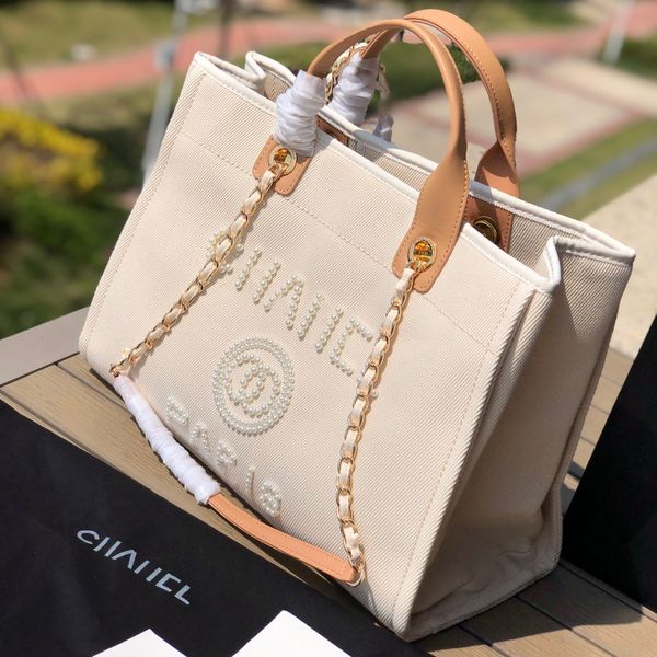 Saco de desenhista Deauville Beach Mulheres Bolsas Carteira de Luxo Bolsa Clássica Bolsa de Ombro Cadeia Sacola de Lona Saco de Compras Grande Capacidade Cross Body Bag Livro Trabalho 02