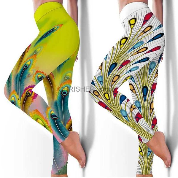 Yoga Outfit Gym Sports Freggings per donne leggings senza soluzione di continuità allenamenti di pantaloni fitness yoga colorato pantaloni da ginnastica stampata stretta serpenti sportivi 231221