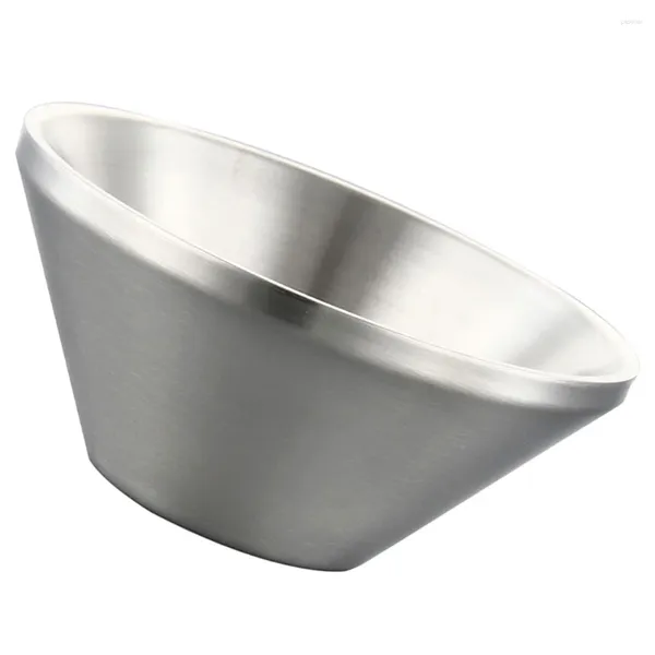 Geschirrsets Dessert Spülmaschine Metall Safer Gericht Instant Ramen Bowl Edelstahlbecken für Haus