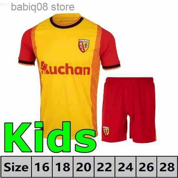 Fan tops Tees Maillot RC Lens 23 24 Maglie da calcio Casa Yellow Saintbarbe Speciale Openda Ganago Sotoca Shirt Football 2023 Kids Notre Sang Estor Pereira Da Costo