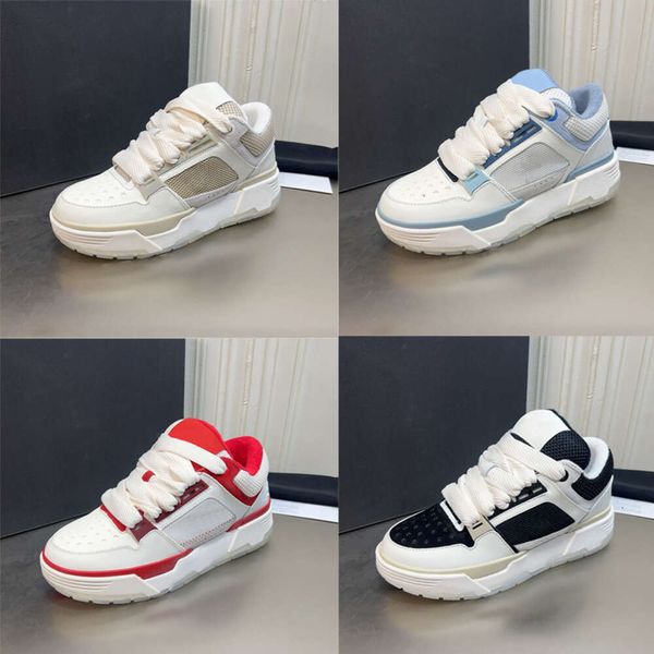 Scarpe da uomo Ma-1 scarpe da stampa a due colori allacciate con scarpe da ginnastica vera sneaker in pelle Donne con scatola 503