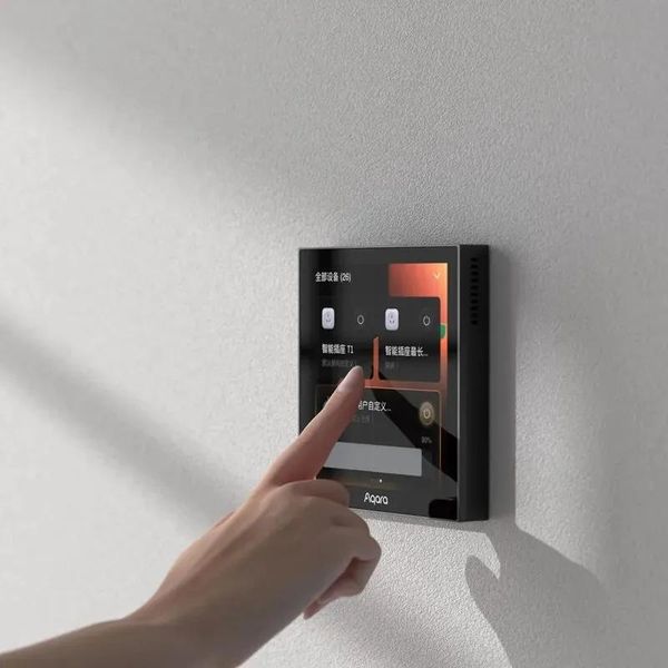 Sensore Termostato intelligente S3 Touch Screen 3.95 Pannello VOCE / RECOTO SUPPORTO DI SUPPORTO DI SENSO DI SENSORE UMITÀ PER APP HomeKit