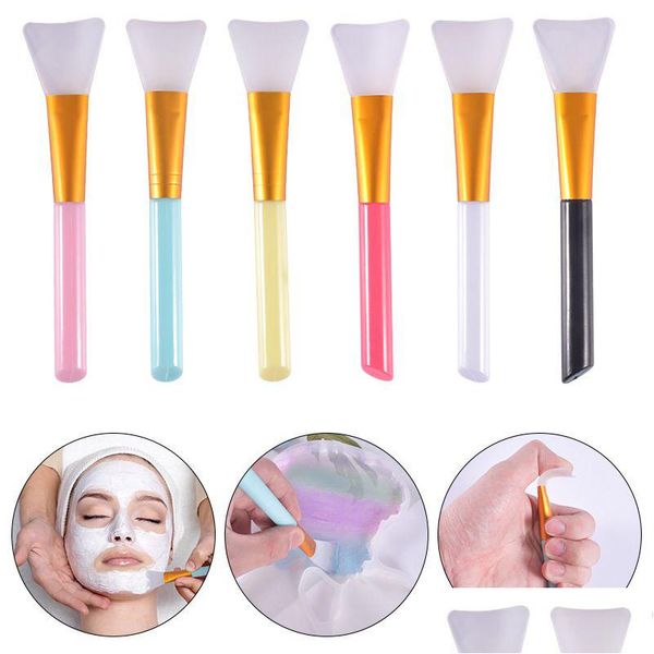 Outros Resina Escova Sile Stir Sticks DIY Jóias Artesanato Ferramenta Epoxy Aplicador Misturando Colher Raspador Drop Delivery Jewe Dhgarden Dhsah