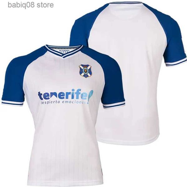 Fãs Tops Tees 2023 2024 CD Tenerife mens Jerseys 22 23 24 Ruben Borja Garces Mo dauda Michel Shashoua Elady Mellot Enric Gallego Centennial Home Away Men Footba